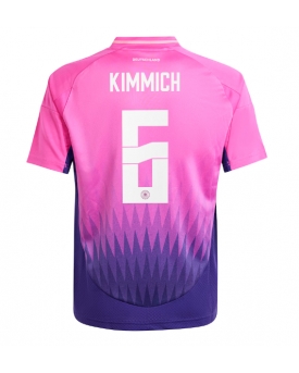 Germania Joshua Kimmich #6 Maglia Gara Trasferta Repliche Europei 2024